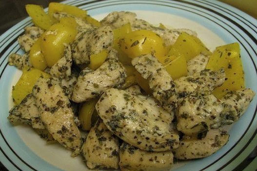 Foto de la receta de pechugas hawaianas Receta de pechugas hawaianas