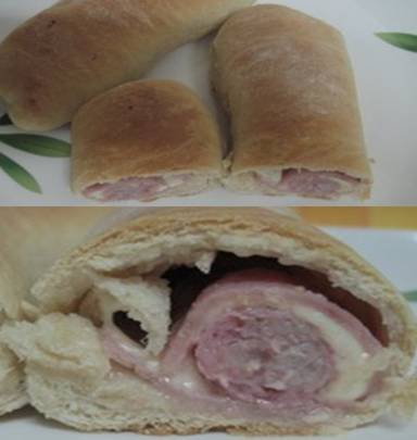 Foto de la receta de perritos calientes preñados Receta de perritos calientes preñados