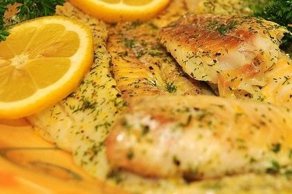 Foto de la receta de pescado al horno al limón Receta de pescado al horno al limón