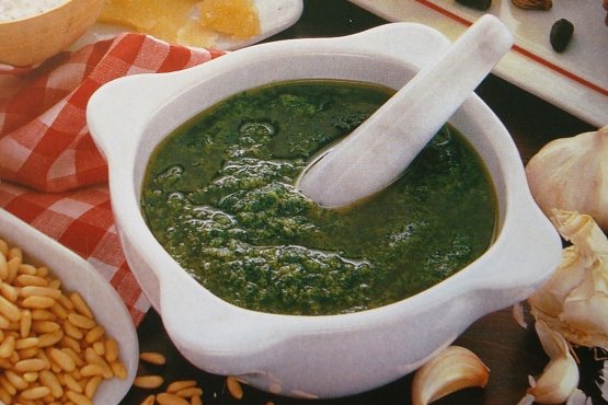 Foto de la receta de pesto a la genovesa Receta de pesto a la genovesa