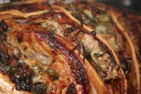 Foto de la receta de pierna rellena Receta de pierna rellena