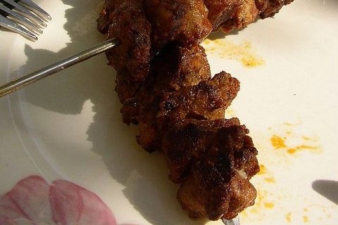 Foto de la receta de pincho moruno Receta de pincho moruno
