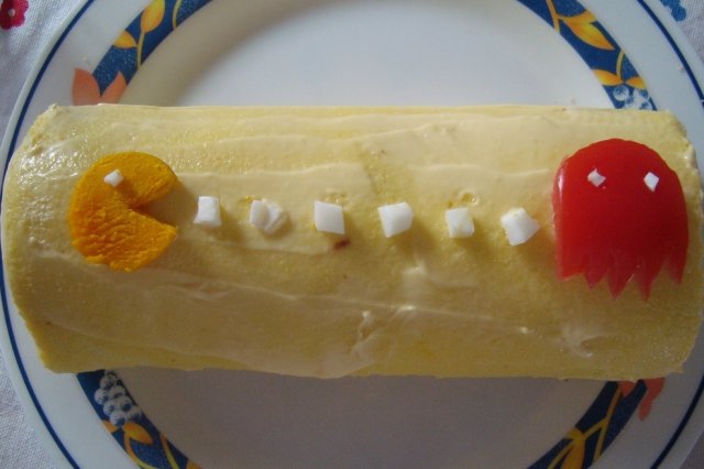 Foto de la receta de pionono con atún Receta de pionono con atún