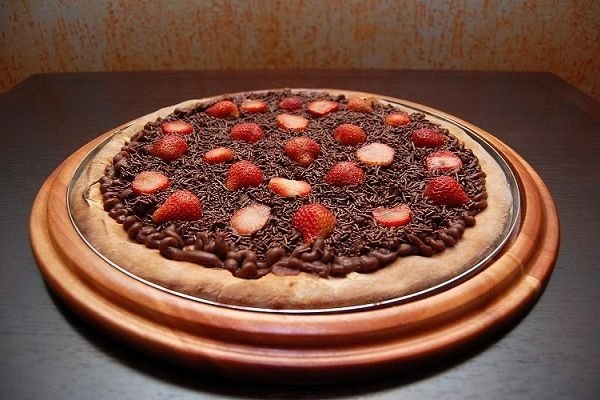 Foto de la receta de pizza de chocolate Receta de pizza de chocolate