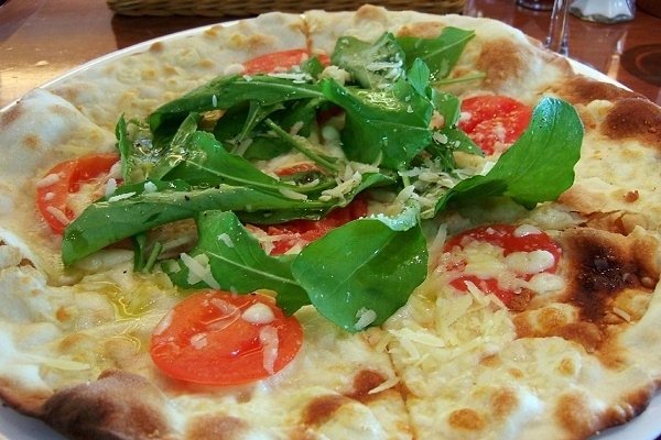 Foto de la receta de pizza sin queso Receta de pizza sin queso