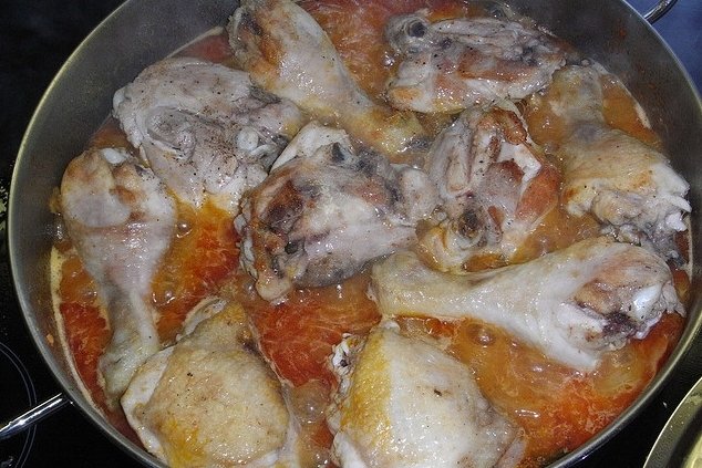 Foto de la receta de pollo a la jardinera Receta de pollo a la jardinera