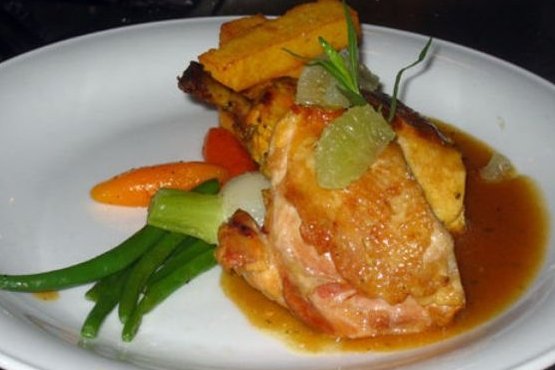 Foto de la receta de pollo al azafrán Receta de pollo al azafrán