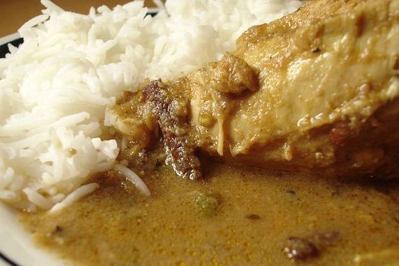 Foto de la receta de pollo al curry Receta de pollo al curry