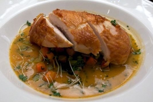 Foto de la receta de pollo al horno con verduras Receta de pollo al horno con verduras