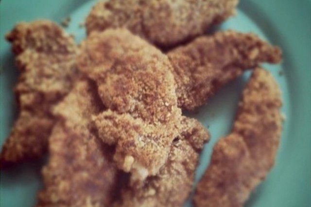 Foto de la receta de pollo apanado Receta de pollo apanado