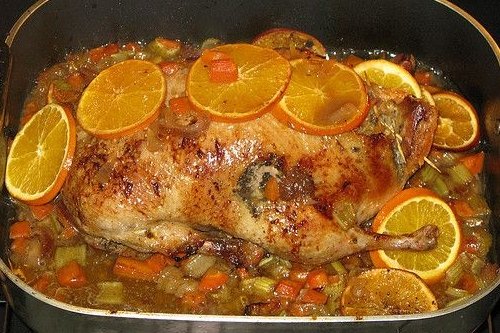 Foto de la receta de pollo asado a la naranja Receta de pollo asado a la naranja