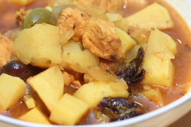 Foto de la receta de pollo con calabaza Receta de pollo con calabaza