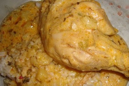 Foto de la receta de pollo con mole Receta de pollo con mole