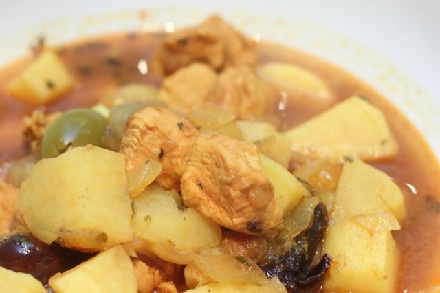 Foto de la receta de pollo con papas Receta de pollo con papas