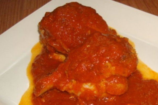 Foto de la receta de pollo con tomate natural Receta de pollo con tomate natural