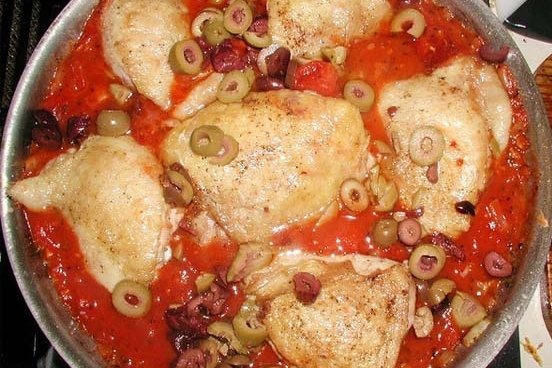 Foto de la receta de pollo con tomate Receta de pollo con tomate