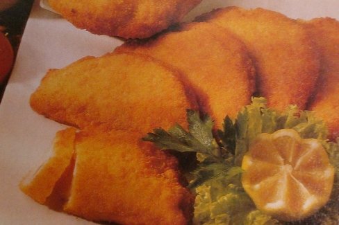Foto de la receta de pollo empanado al limón Receta de pollo empanado al limón