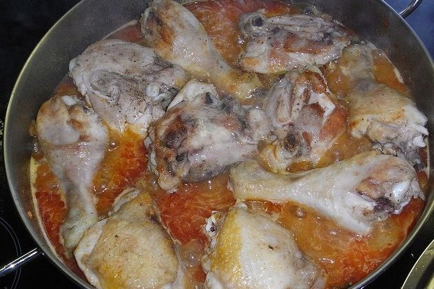 Foto de la receta de pollo en mixiote Receta de pollo en mixiote