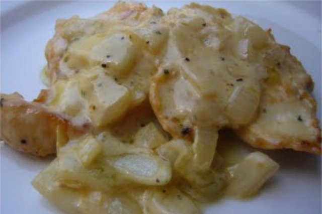 Foto de la receta de pollo en salsa de vino Receta de pollo en salsa de vino