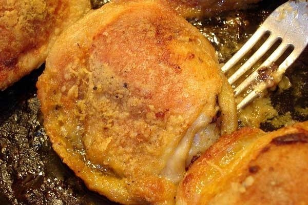 Foto de la receta de pollo frito adobado Receta de pollo frito adobado