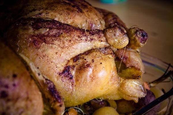 Foto de la receta de pollo horneado Receta de pollo horneado