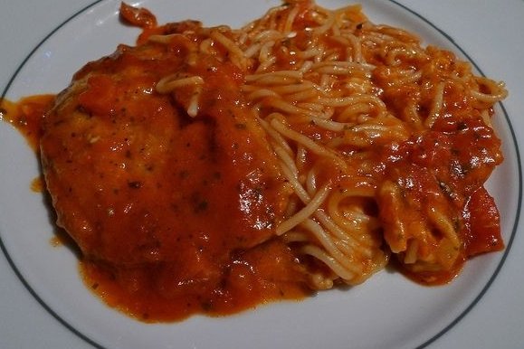 Foto de la receta de pollo parmesano Receta de pollo parmesano