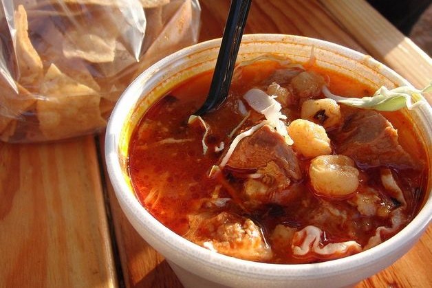 Foto de la receta de pozole rojo Receta de pozole rojo