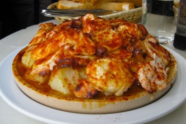 Foto de la receta de pulpo a feira Receta de pulpo a feira