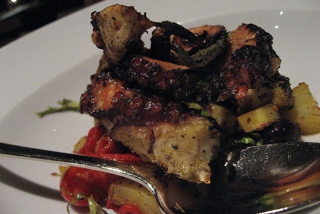 Foto de la receta de pulpo con patatas Receta de pulpo con patatas