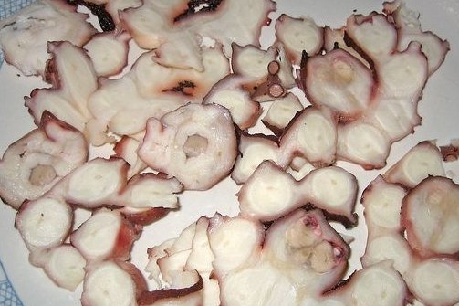 Foto de la receta de pulpo en salsa Receta de pulpo en salsa