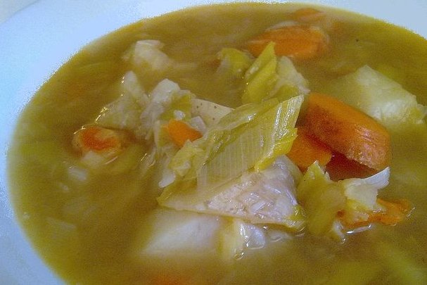 Foto de la receta de purrusalda Receta de purrusalda