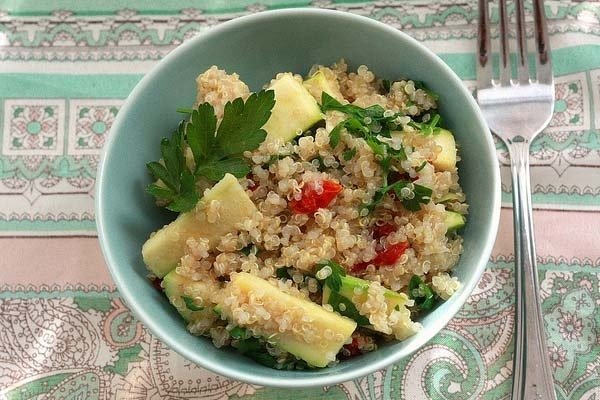 Foto de la receta de quinoa con verduras Receta de quinoa con verduras