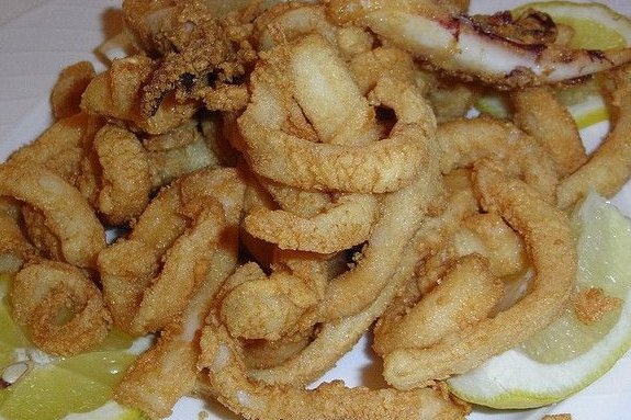 Foto de la receta de rabas de calamares Receta de rabas de calamares