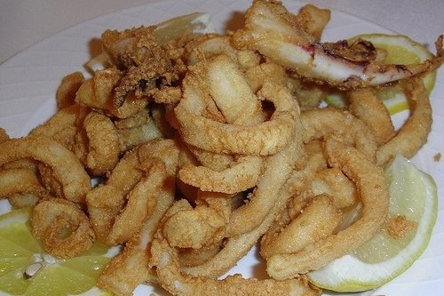 Foto de la receta de rabas fritas Receta de rabas fritas