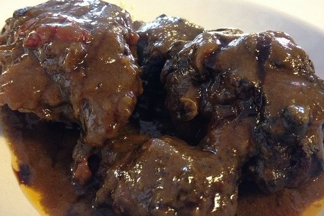Foto de la receta de rabo al vino tinto Receta de rabo al vino tinto