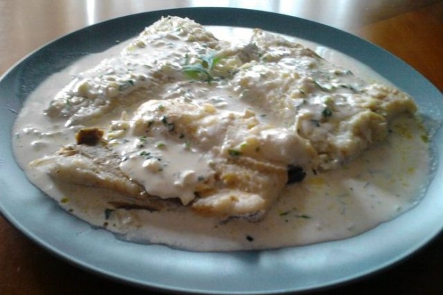 Foto de la receta de rape al ajo y perejil Receta de rape al ajo y perejil