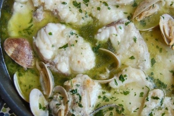 Foto de la receta de rape en salsa verde Receta de rape en salsa verde