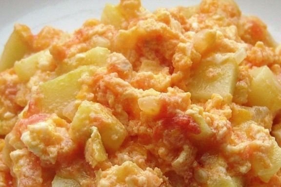 Foto de la receta de revuelto de verduras Receta de revuelto de verduras