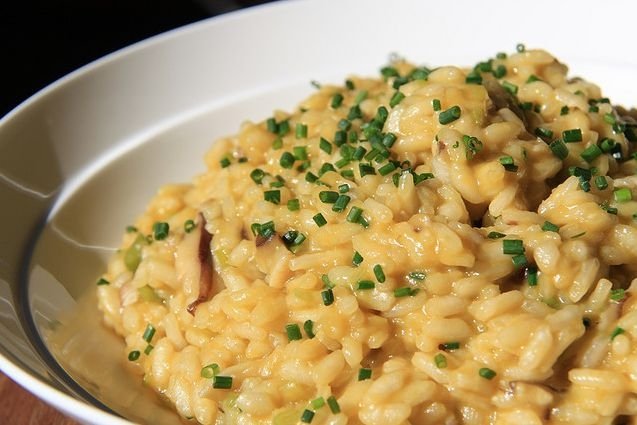Foto de la receta de risotto con boletus edulis Receta de risotto con boletus edulis