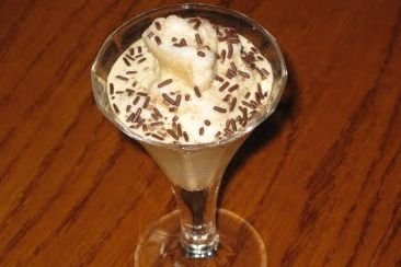 Foto de la receta de sabayon frappé Receta de sabayon frappé