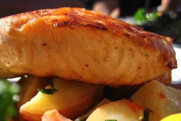 Foto de la receta de salmón a la plancha Receta de salmón a la plancha