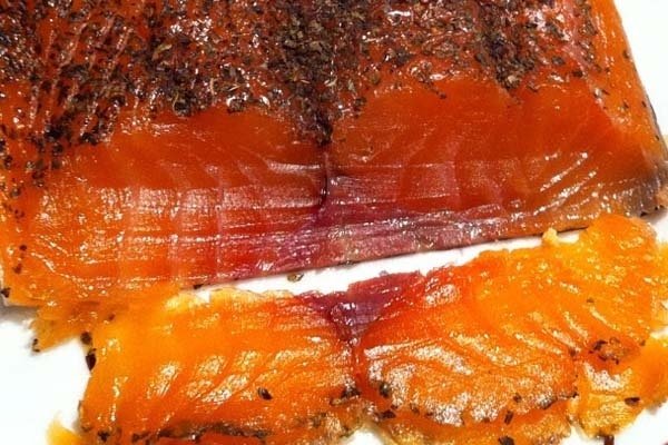 Foto de la receta de salmón ahumado Receta de salmón ahumado