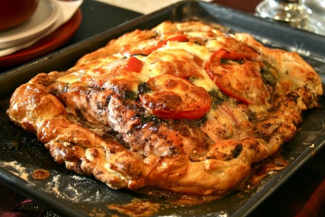 Foto de la receta de salmón con hojaldre Receta de salmón con hojaldre