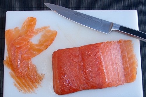 Foto de la receta de salmón marinado Receta de salmón marinado