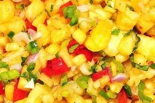 Foto de la receta de salsa con piña Receta de salsa con piña