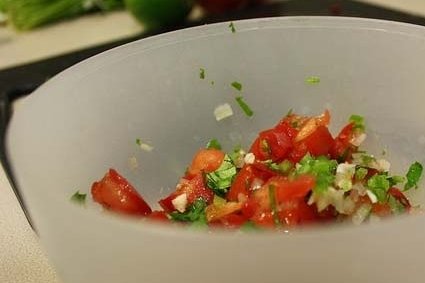 Foto de la receta de salsa criolla Receta de salsa criolla