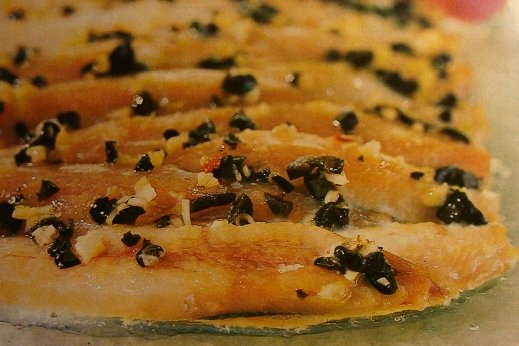 Foto de la receta de sardinas con salsa mediterránea Receta de sardinas con salsa mediterránea