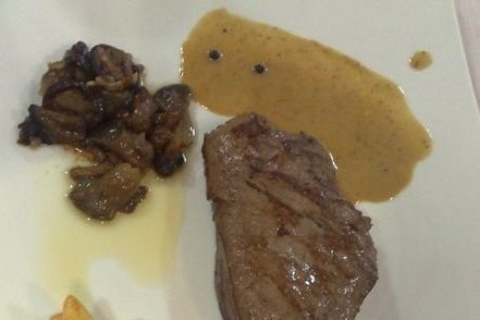 Foto de la receta de solomillo a la pimienta Receta de solomillo a la pimienta