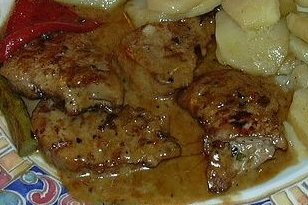 Foto de la receta de solomillo con patatas al horno Receta de solomillo con patatas al horno