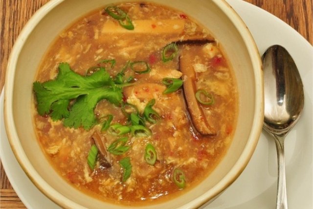 Foto de la receta de sopa de setas Receta de sopa de setas